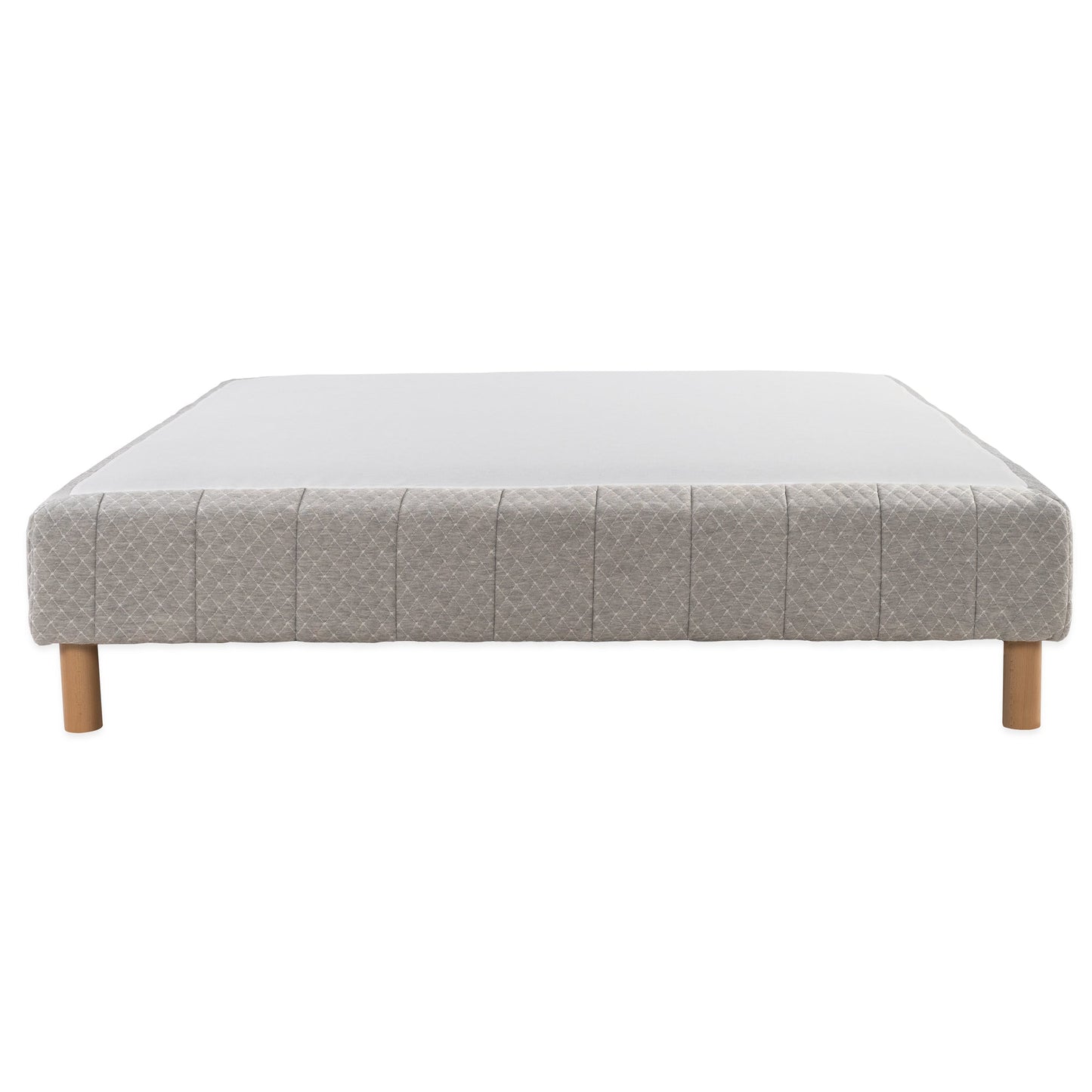 Sommier tapissier ressorts ensachés - H 35 cm - Tissu nid d'abeille - SONGES