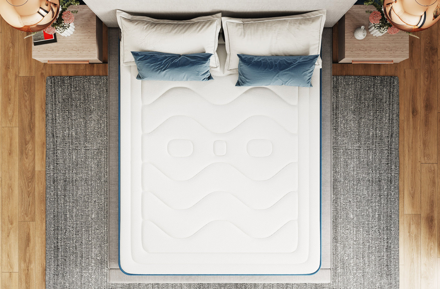 Pocket spring and memory foam mattress - LAFAYETTE 27cm