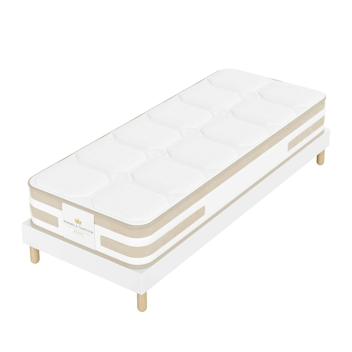 Micro pocket spring and memory foam mattress - AMERIGO 25 cm
