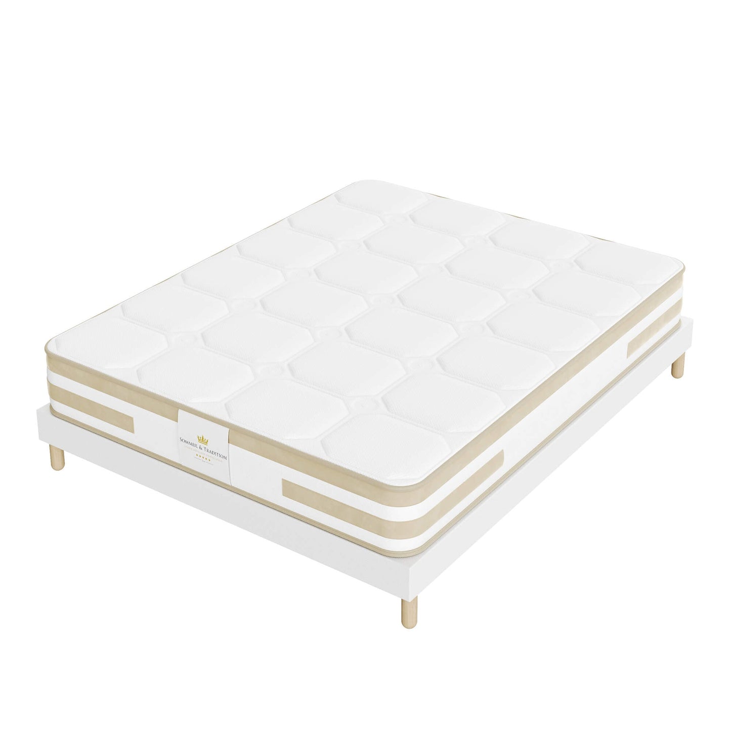 Micro pocket spring and memory foam mattress - AMERIGO 25 cm
