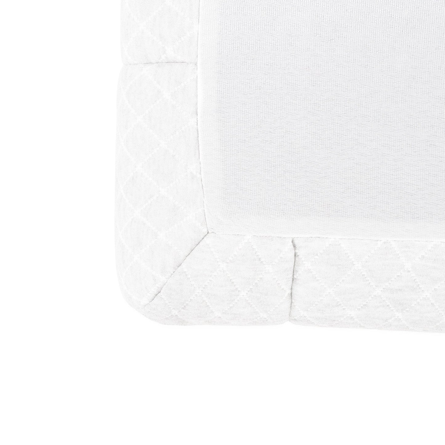 Sommier tapissier ressorts ensachés - H 35 cm - Tissu nid d'abeille - SONGES