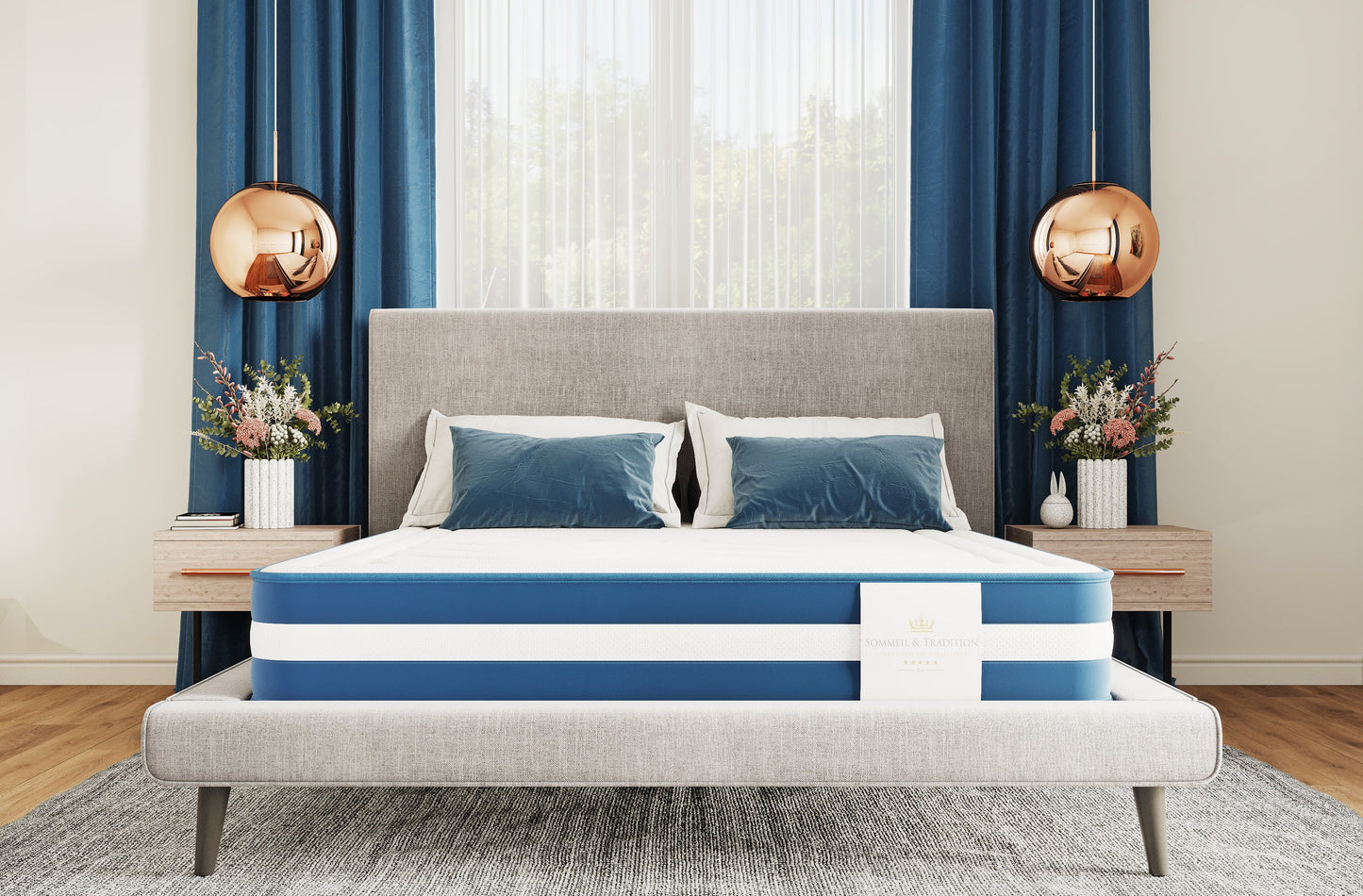 Pocket spring and memory foam mattress - LAFAYETTE 27cm