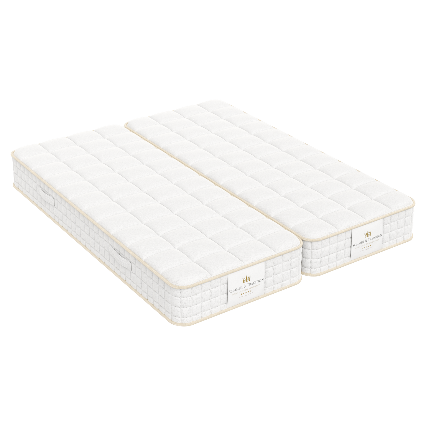 Matelas micro ressorts ensachés et mousse mémoire de forme - MAGAL 22 cm
