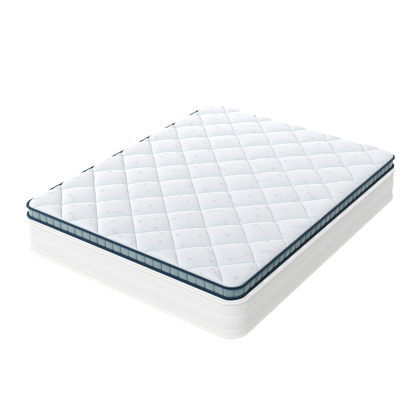 2 in 1 mattress topper FRESH summer side + memory foam side - THERMO FRESH BLUE - TOPPER 5 cm